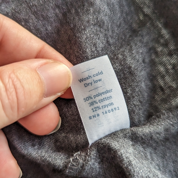 NWT Marine Layer Lynn Turtleneck Gray Long Sleeve T-Shirt - Picture 8 of 10